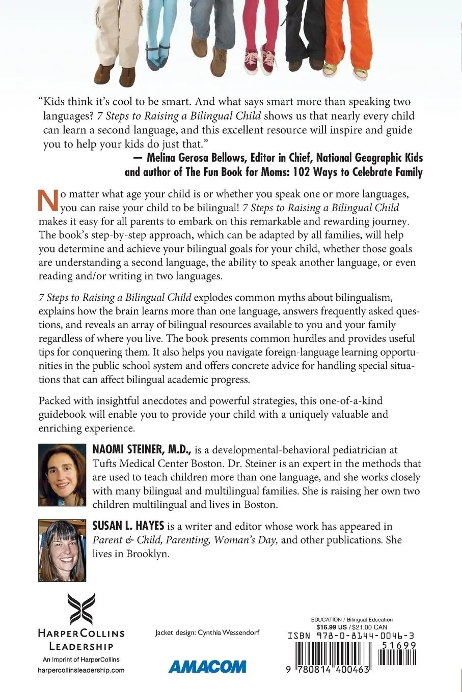 Rückseite: 9780814400463 | 7 Steps to Raising a Bilingual Child | Naomi Steiner | Taschenbuch