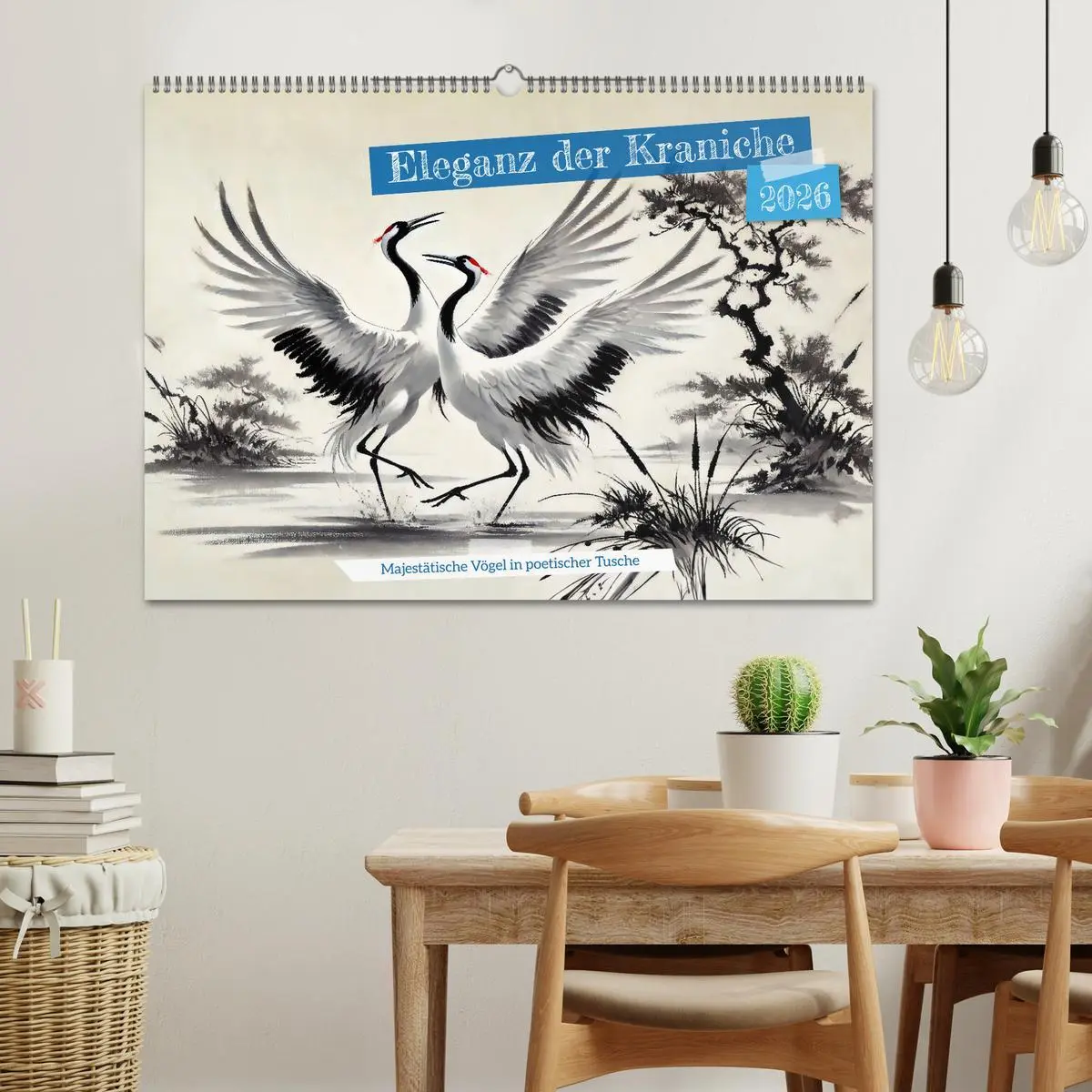 Bild: 9783457330463 | Eleganz der Kraniche - Majestätische Vögel in poetischer Tusche...