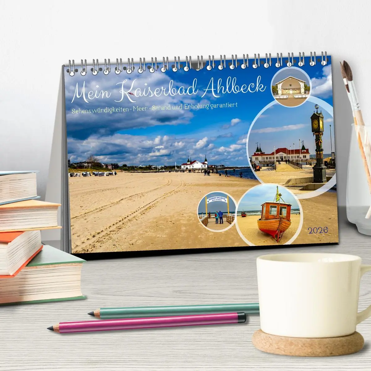 Bild: 9783457400463 | Mein Kaiserbad Ahlbeck (Tischkalender 2026 DIN A5 quer), CALVENDO...