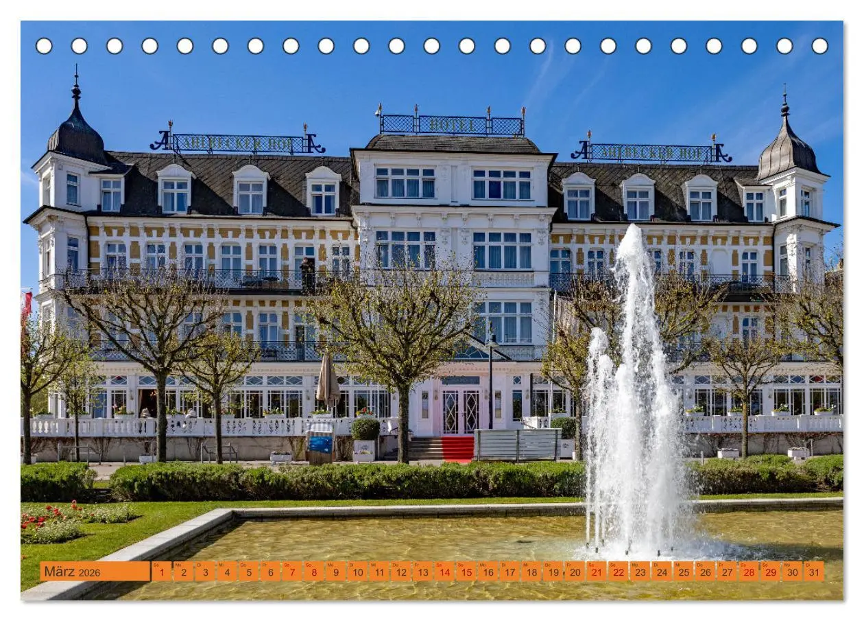 Bild: 9783457400463 | Mein Kaiserbad Ahlbeck (Tischkalender 2026 DIN A5 quer), CALVENDO...