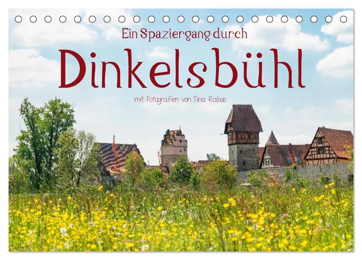Cover: 9783457640463 | Ein Spaziergang durch Dinkelsbühl (Tischkalender 2026 DIN A5 quer),...