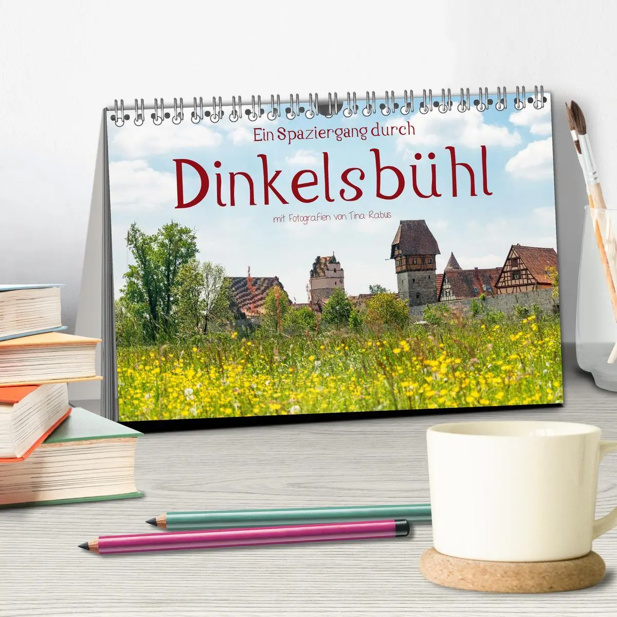 Bild: 9783457640463 | Ein Spaziergang durch Dinkelsbühl (Tischkalender 2026 DIN A5 quer),...