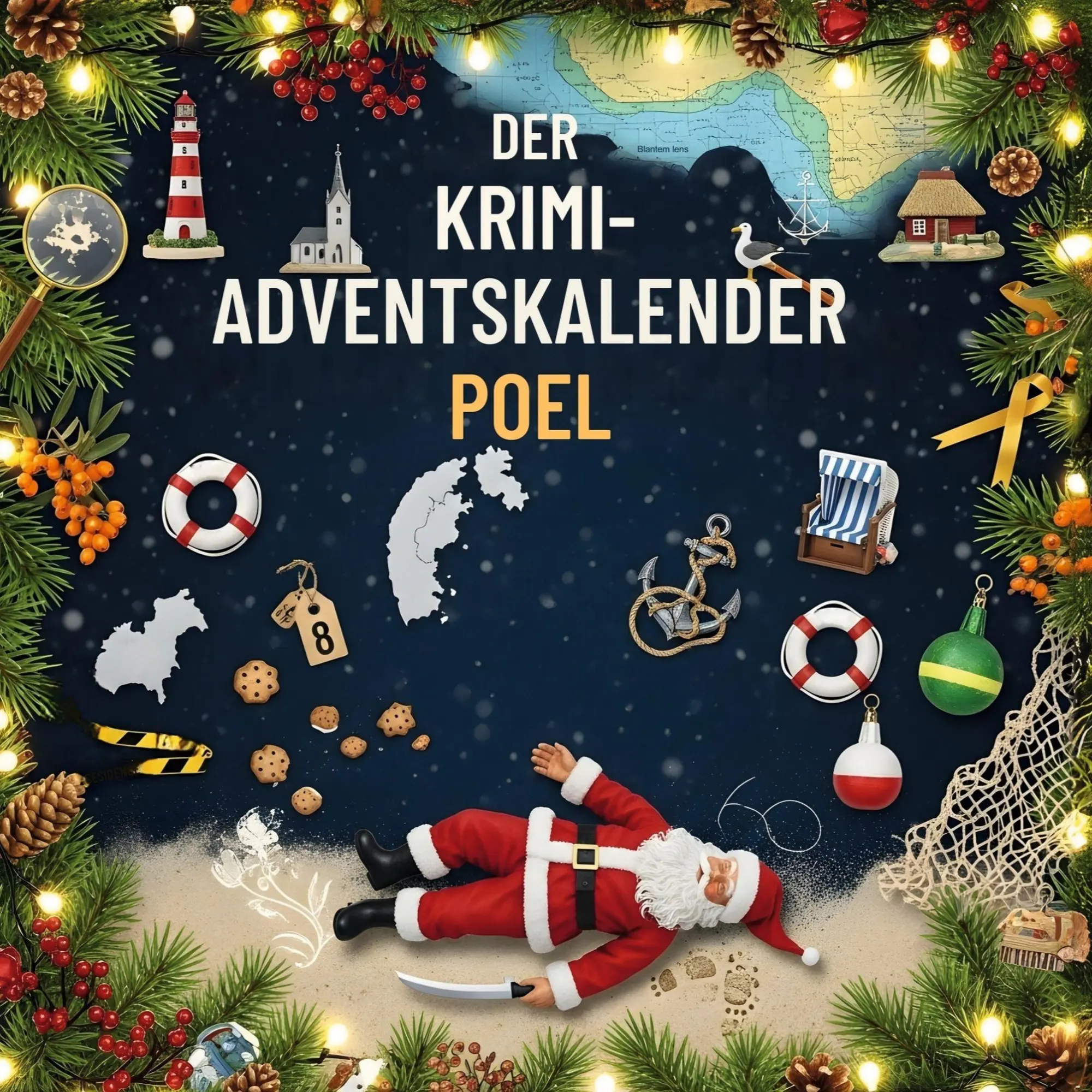 Cover: 9783695310463 | Der Krimi-Adventskalender Poel | Mordsverdächtig in 24 Akten | Schmitz