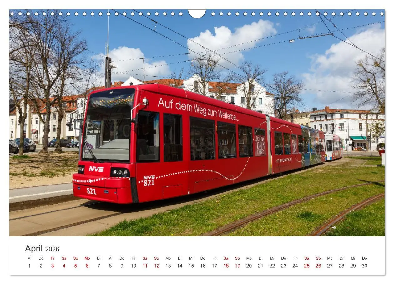 Bild: 9783457630563 | Trams und Straßenbahnen (Wandkalender 2026 DIN A3 quer), CALVENDO...