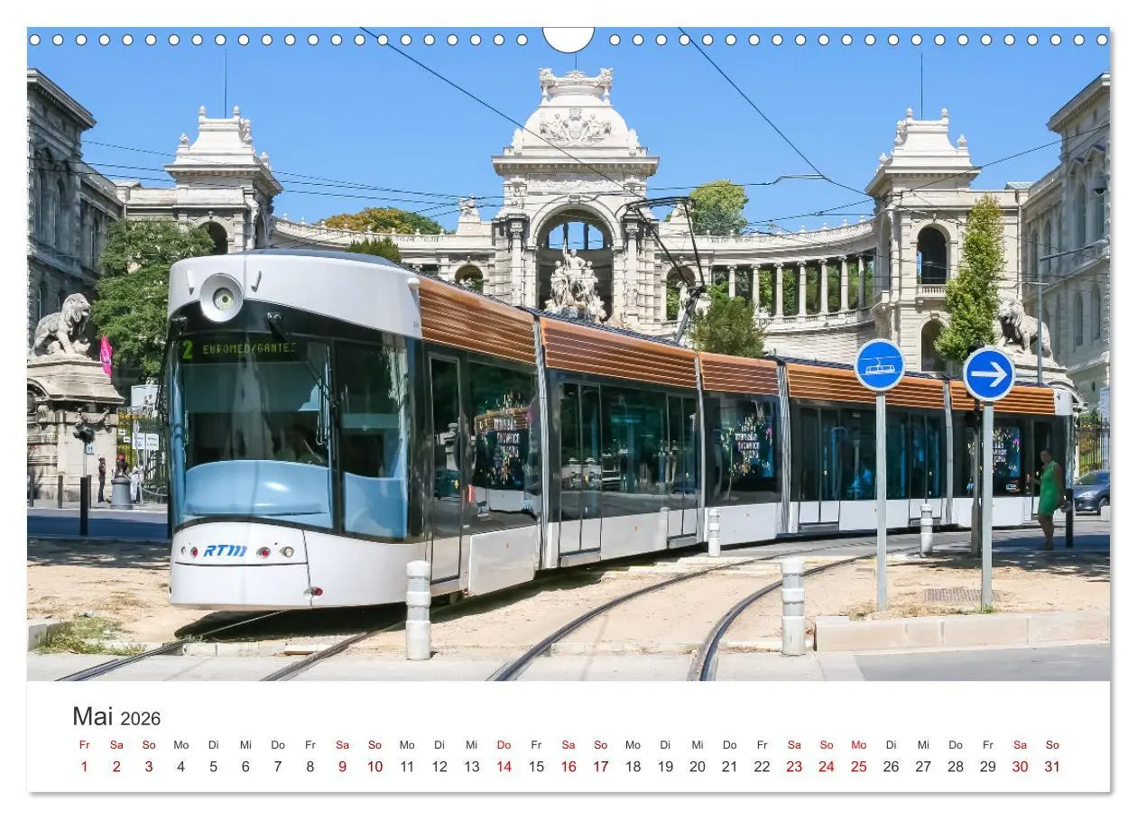 Bild: 9783457630563 | Trams und Straßenbahnen (Wandkalender 2026 DIN A3 quer), CALVENDO...