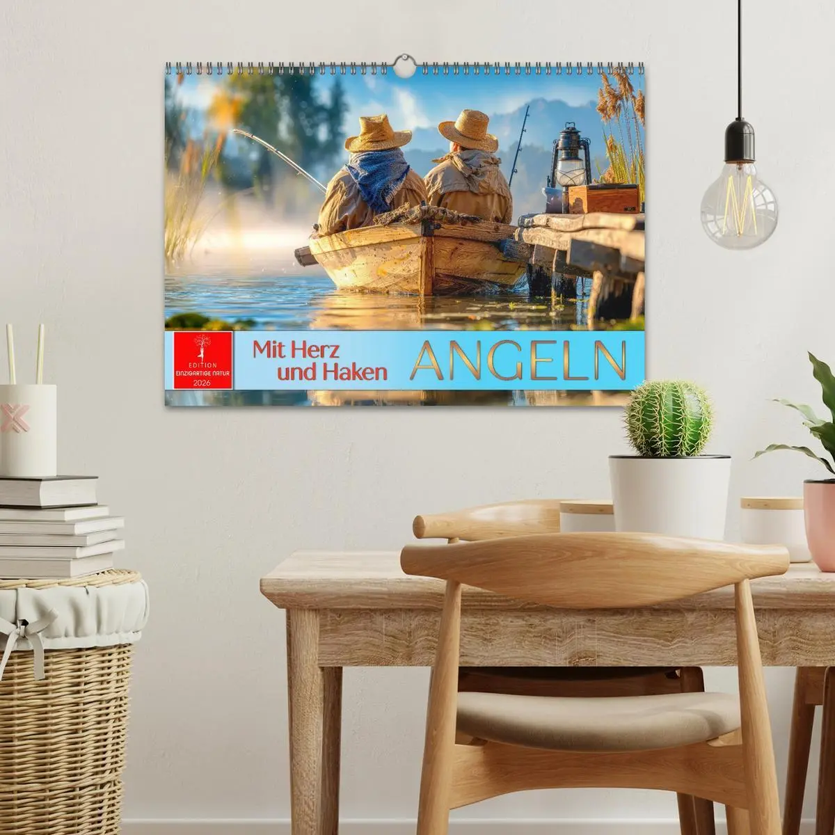 Bild: 9783516650563 | Angeln mit Herz und Haken (Wandkalender 2026 DIN A3 quer), CALVENDO...