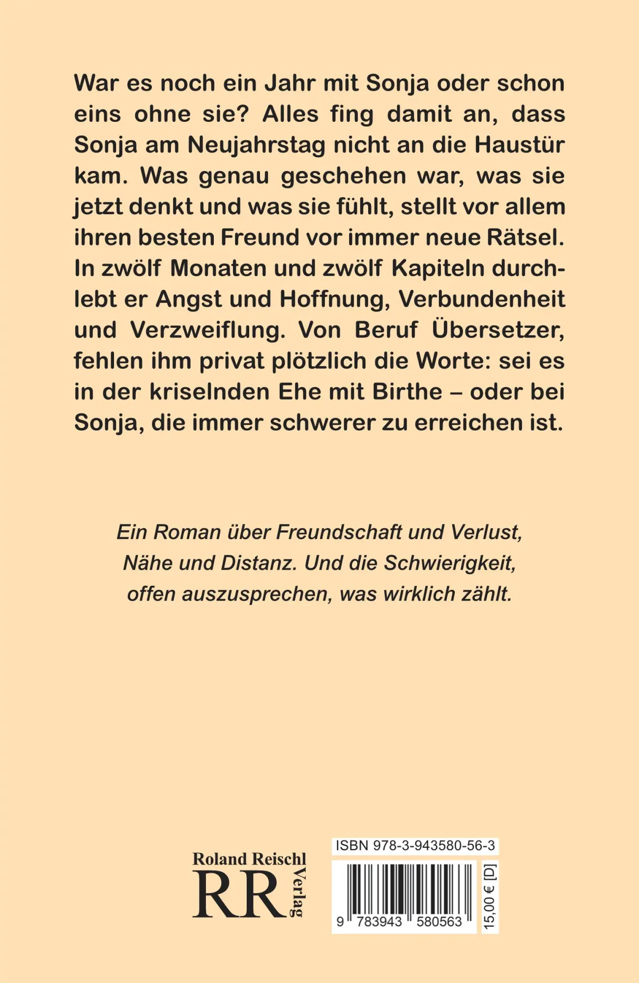 Rückseite: 9783943580563 | Sonja war hier | René Klammer | Taschenbuch | 288 S. | Deutsch | 2024