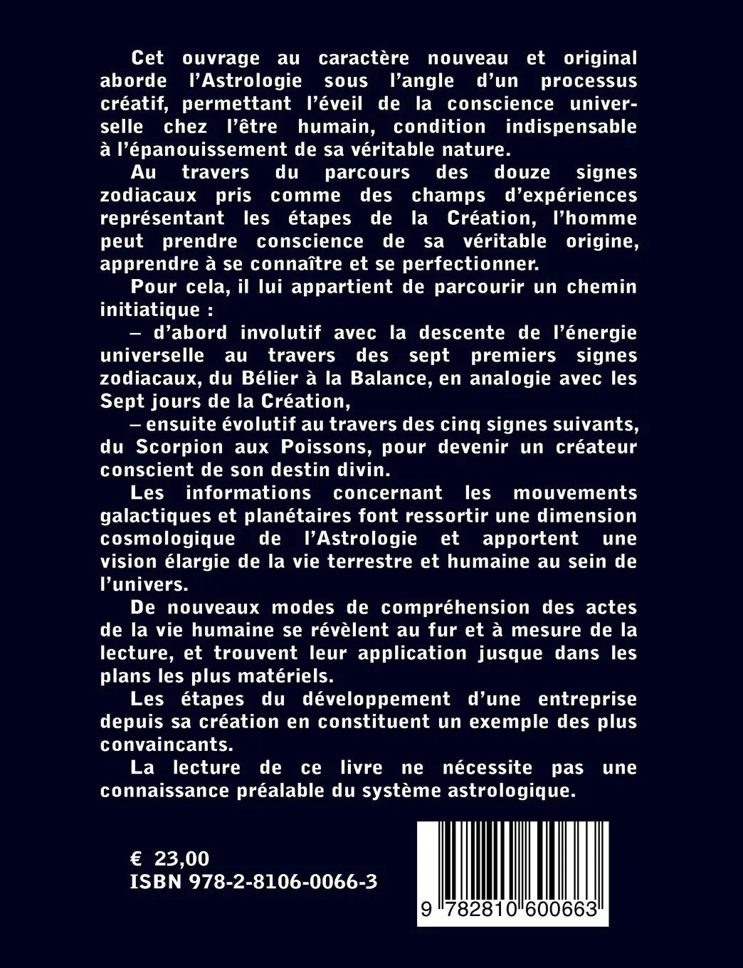 Rückseite: 9782810600663 | L'Homme partie intégrante de l'Univers | Marta Alexandrova | Buch