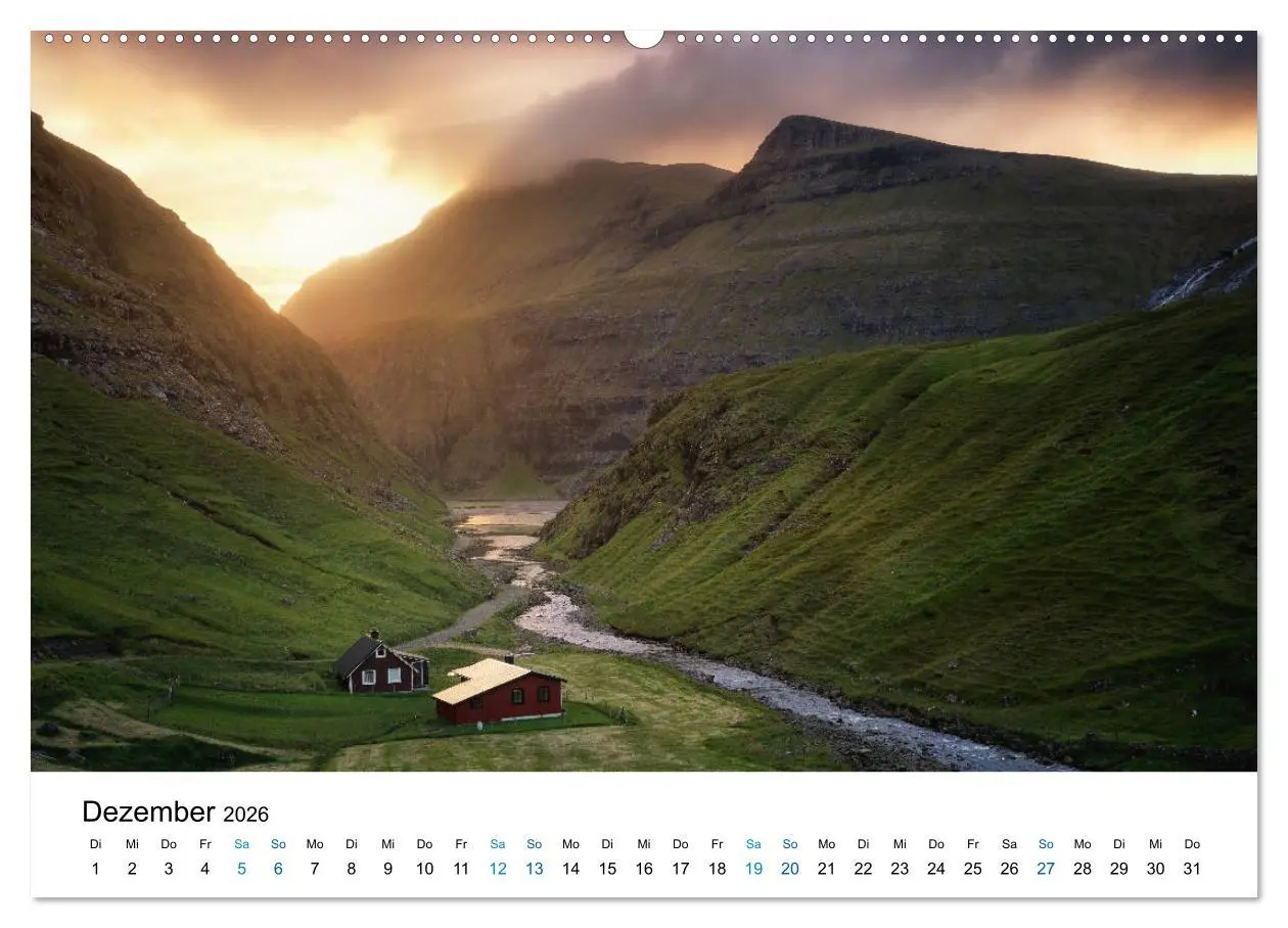Bild: 9783457930663 | Färöer - Archipel im Nordmeer (Wandkalender 2026 DIN A2 quer),...