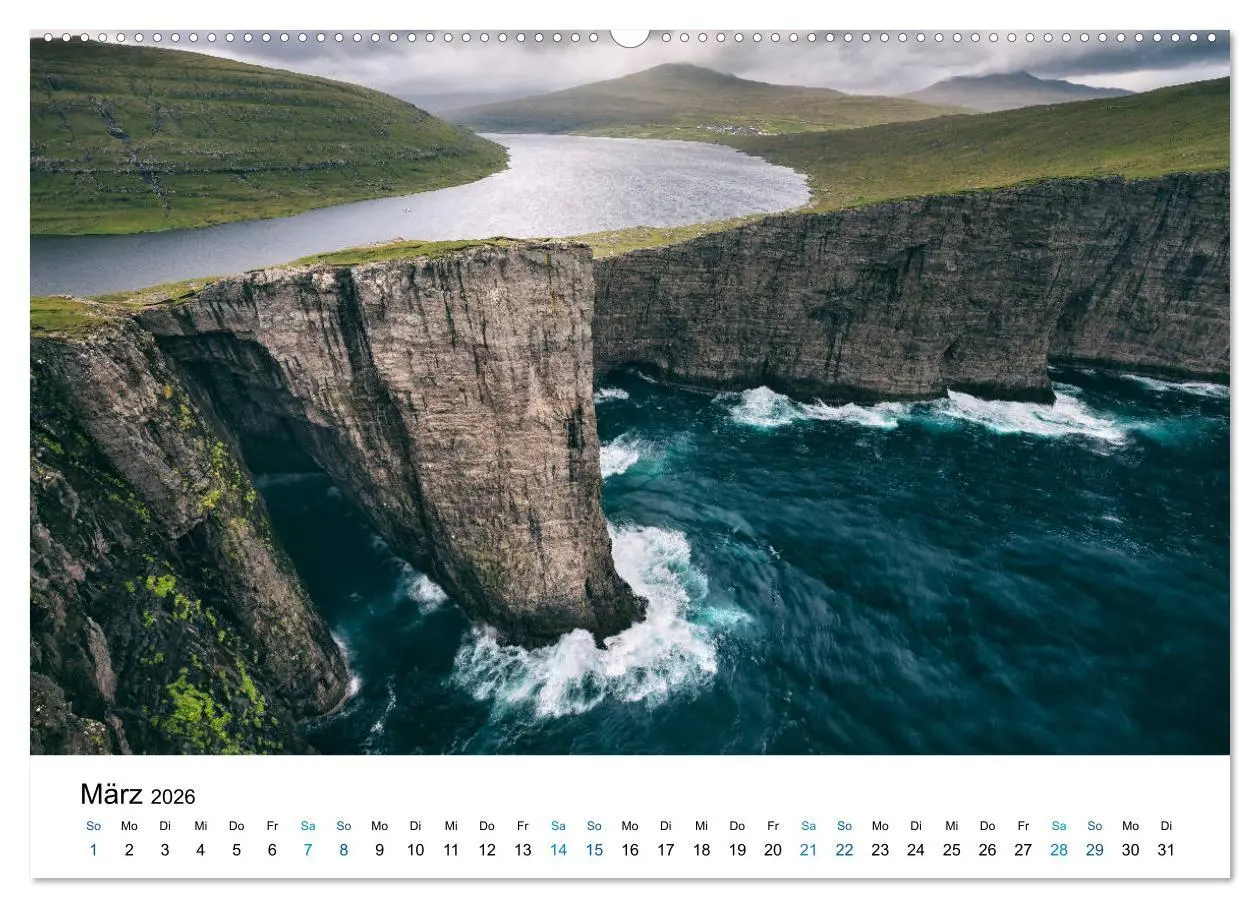 Bild: 9783457930663 | Färöer - Archipel im Nordmeer (Wandkalender 2026 DIN A2 quer),...