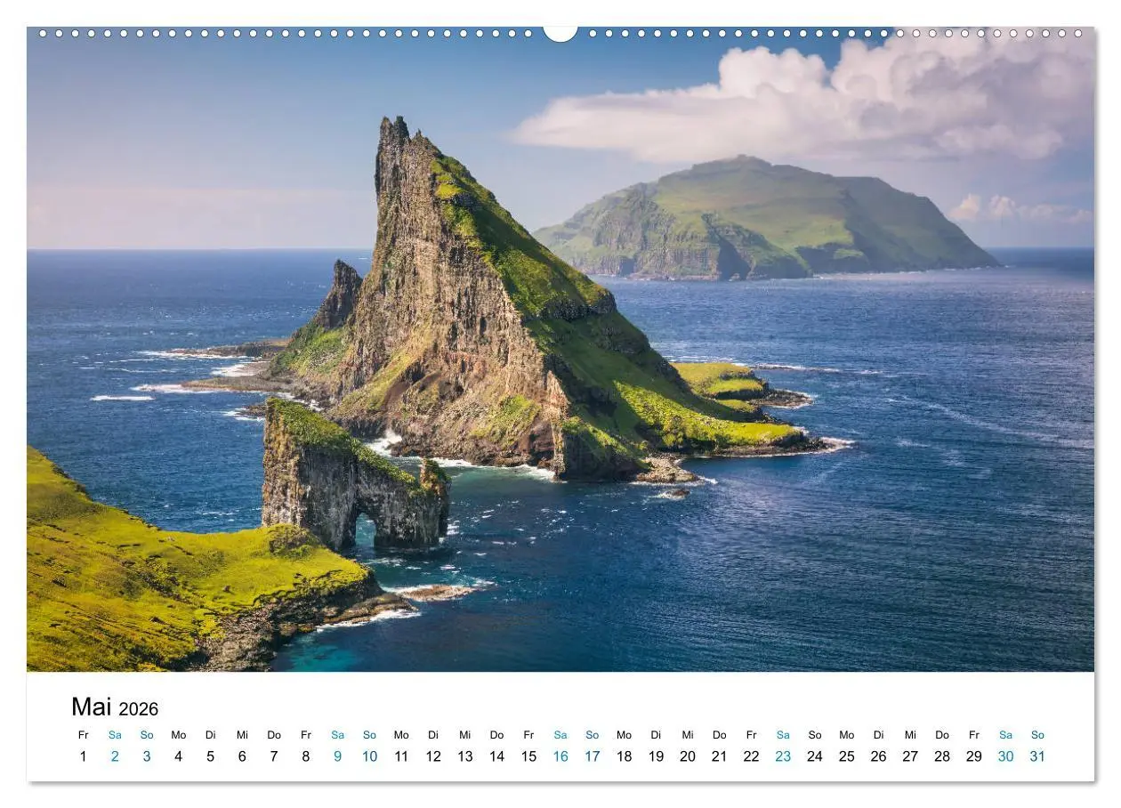 Bild: 9783457930663 | Färöer - Archipel im Nordmeer (Wandkalender 2026 DIN A2 quer),...