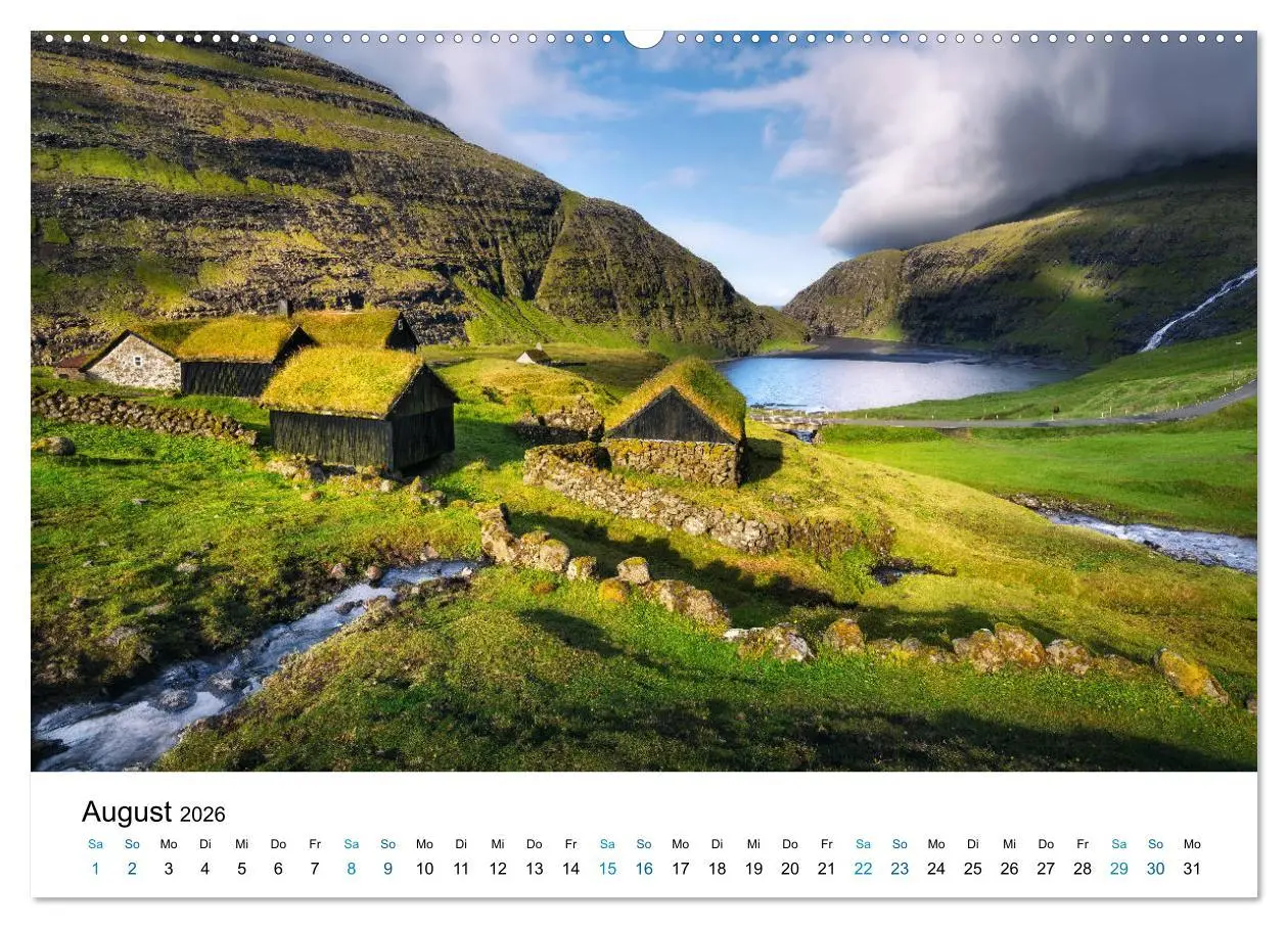 Bild: 9783457930663 | Färöer - Archipel im Nordmeer (Wandkalender 2026 DIN A2 quer),...