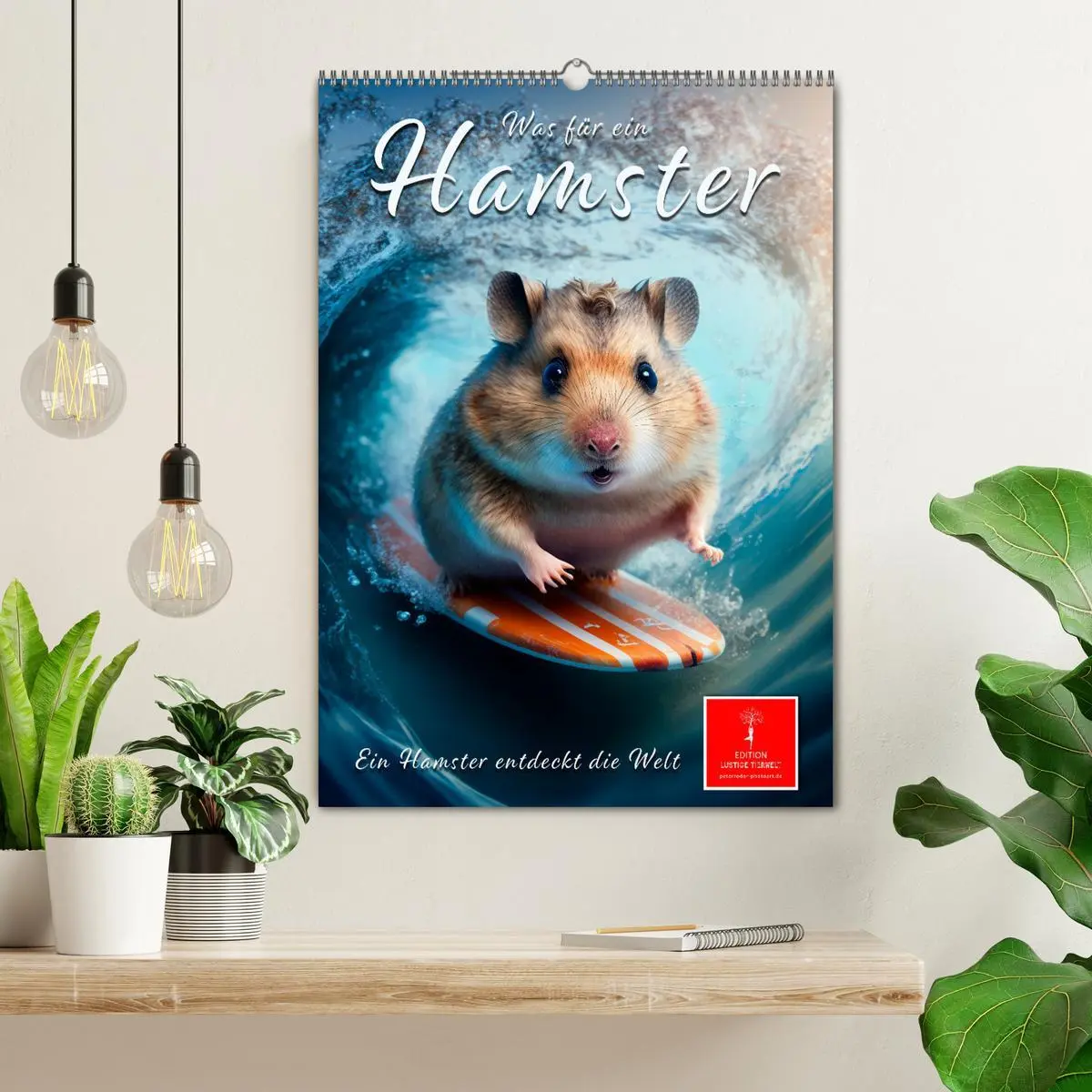 Bild: 9783516330663 | Was für ein Hamster (Wandkalender 2026 DIN A2 hoch), CALVENDO...