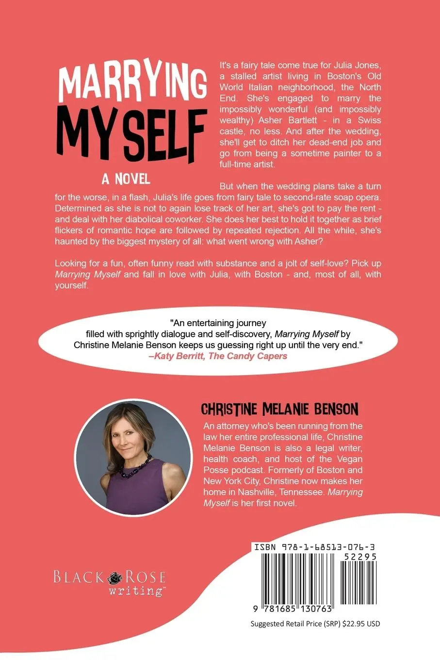 Rückseite: 9781685130763 | Marrying Myself | Christine Melanie Benson | Taschenbuch | Englisch