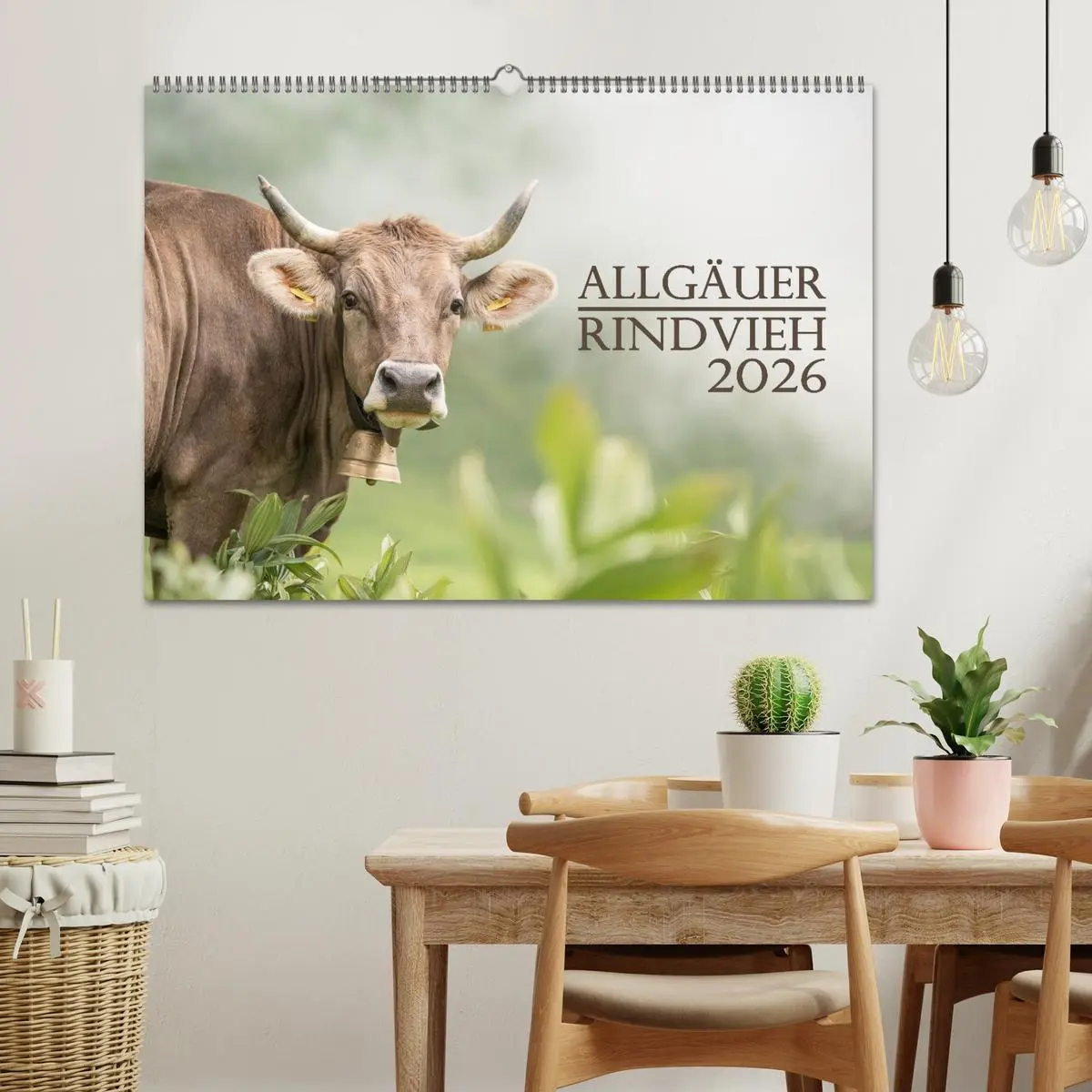 Bild: 9783457300763 | Allgäuer Rindvieh 2026 (Wandkalender 2026 DIN A2 quer), CALVENDO...