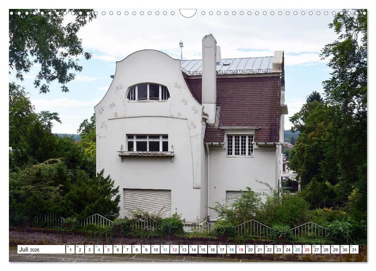 Bild: 9783457850763 | Jugendstil - Darmstadt (Wandkalender 2026 DIN A3 quer), CALVENDO...
