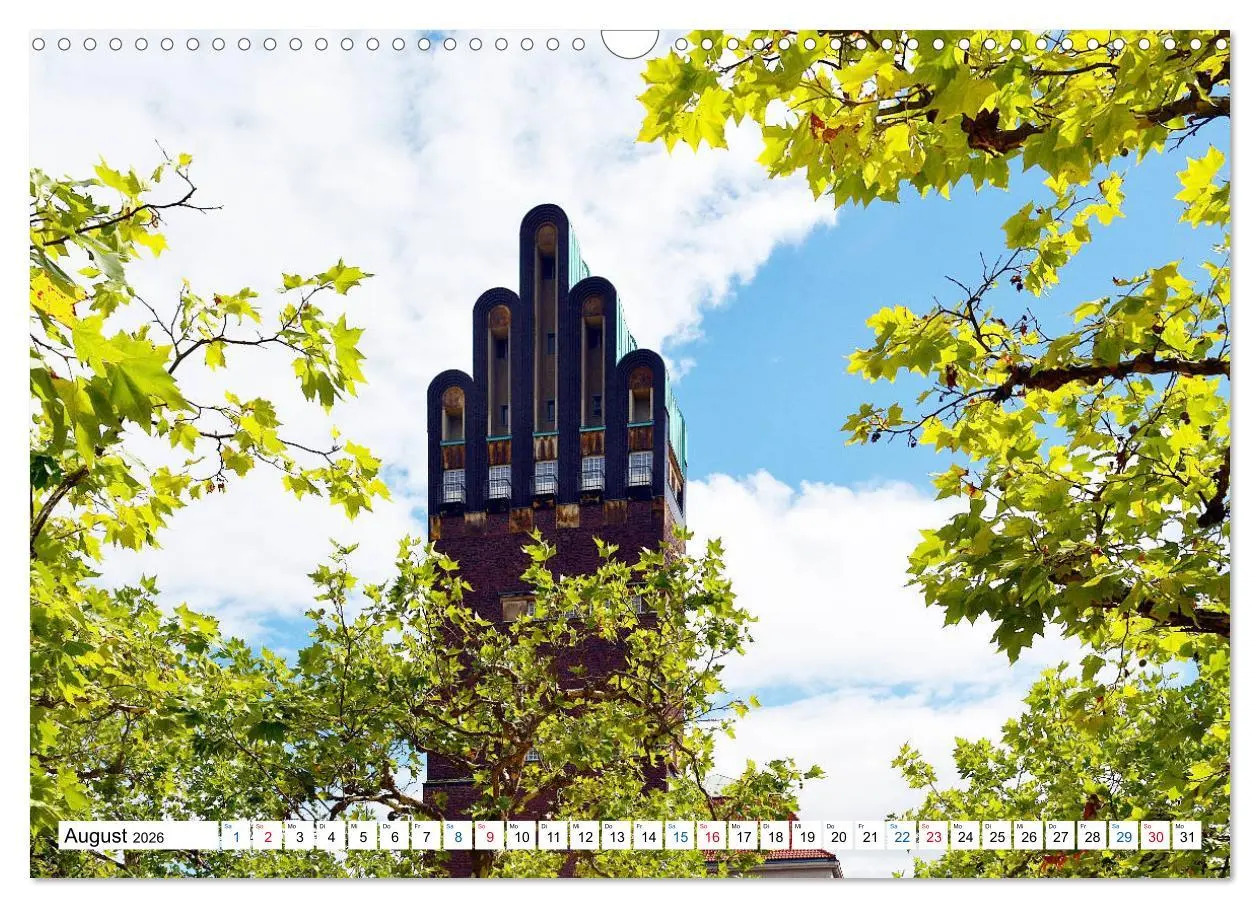 Bild: 9783457850763 | Jugendstil - Darmstadt (Wandkalender 2026 DIN A3 quer), CALVENDO...
