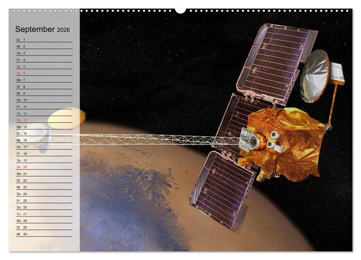 Bild: 9783516010763 | Missionen im Weltall (hochwertiger Premium Wandkalender 2026 DIN A2...