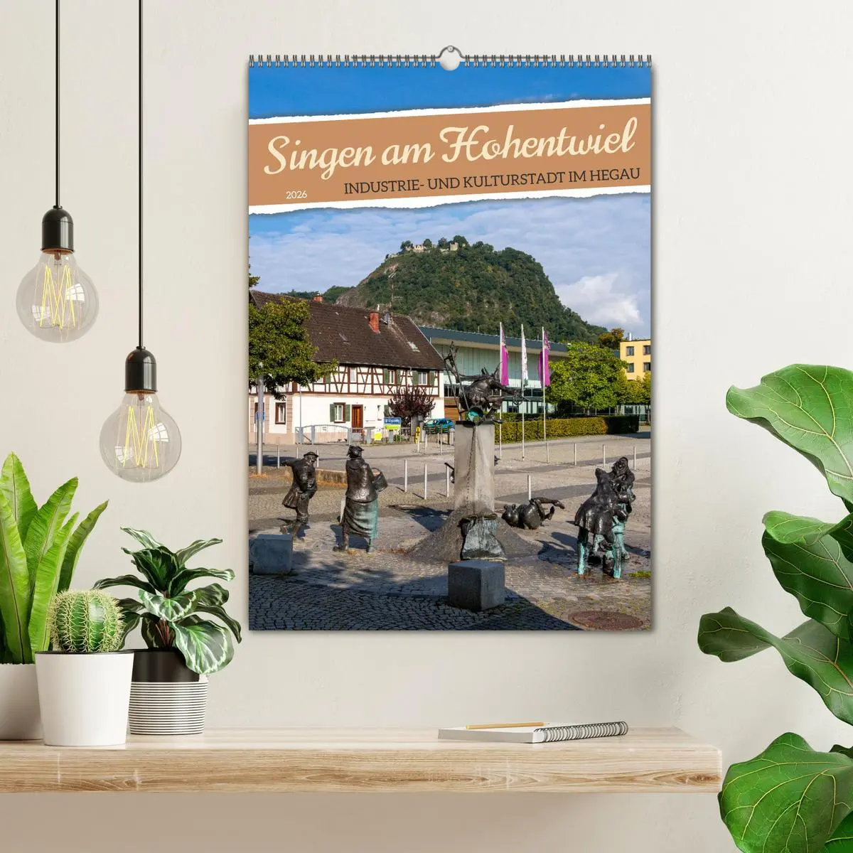 Bild: 9783516250763 | Singen am Hohentwiel (Wandkalender 2026 DIN A2 hoch), CALVENDO...