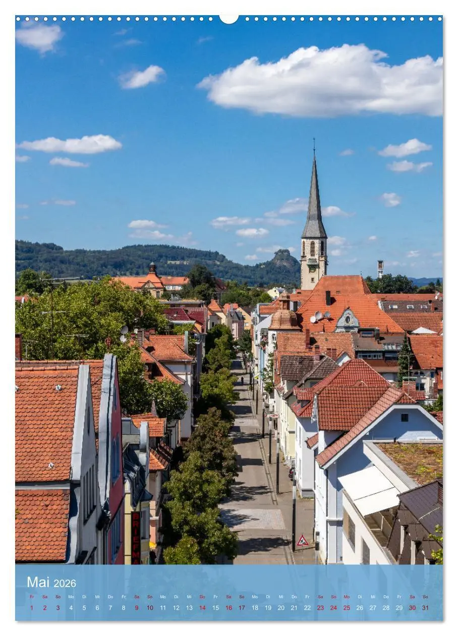 Bild: 9783516250763 | Singen am Hohentwiel (Wandkalender 2026 DIN A2 hoch), CALVENDO...