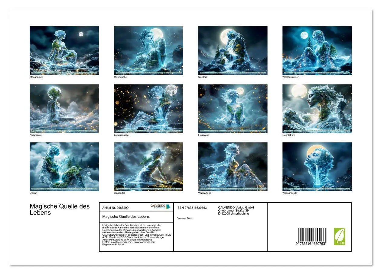 Bild: 9783516630763 | Magische Quelle des Lebens (Wandkalender 2026 DIN A3 quer),...
