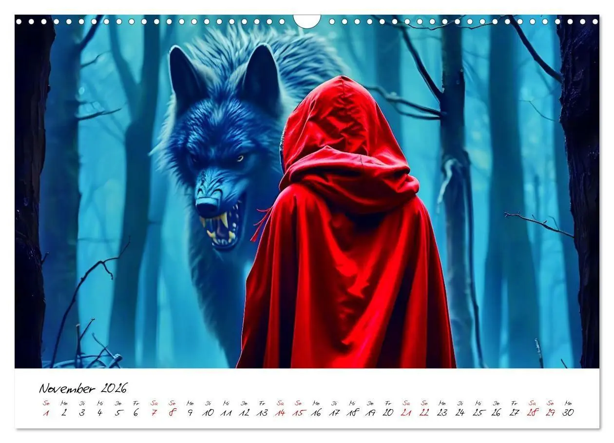 Bild: 9783516700763 | Dunkle Märchenwelten (Wandkalender 2026 DIN A3 quer), CALVENDO...
