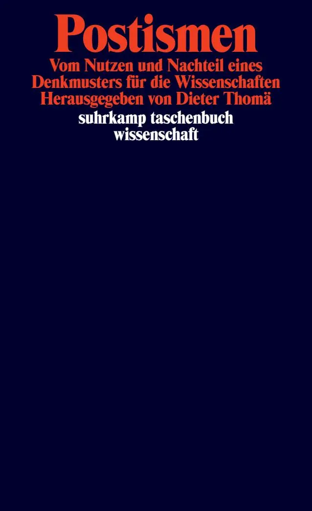 Cover: 9783518300763 | Postismen | Dieter Thomä | Taschenbuch | 350 S. | Deutsch | 2026