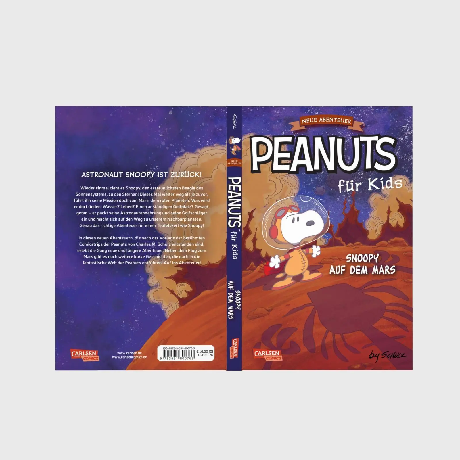 Bild: 9783551800763 | Peanuts für Kids - Neue Abenteuer 6: Snoopy auf dem Mars | Schulz
