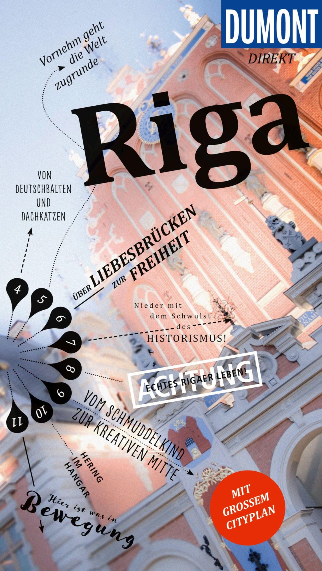 Cover: 9783616000763 | DUMONT direkt Reiseführer Riga | Mit großem Cityplan | Taschenbuch