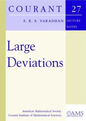 Cover: 9780821840863 | Large Deviations | S. R. S. Varadhan | Taschenbuch | Englisch | 2016 Cover: 9780821840863 | Large Deviations | S. R. S. Varadhan | Taschenbuch | Englisch | 2016
