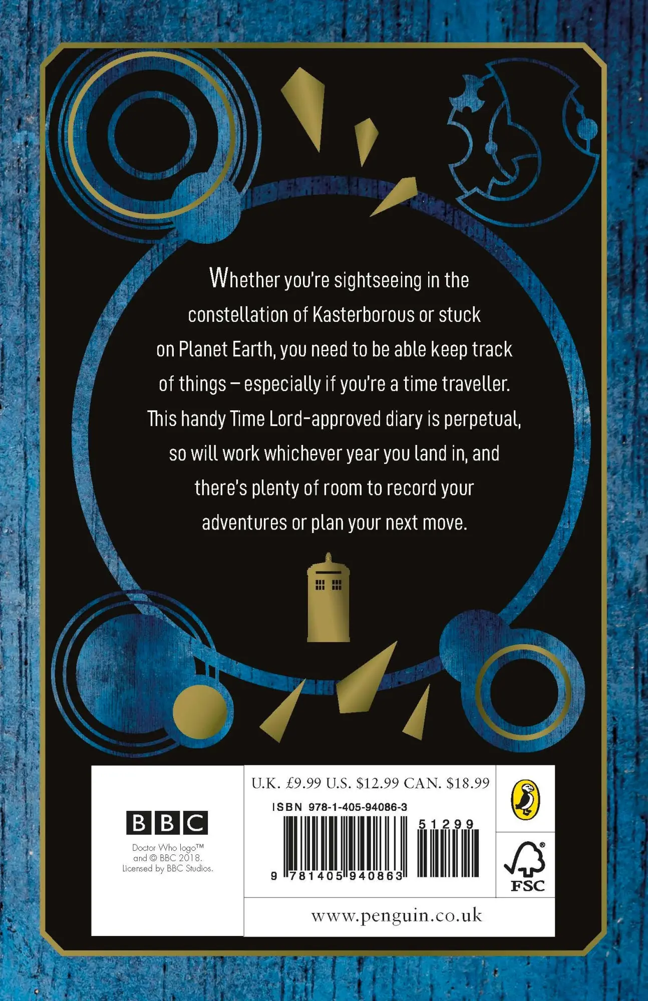 Rückseite: 9781405940863 | Doctor Who: Time Traveller's Diary | House | Buch | Gebunden | 2021