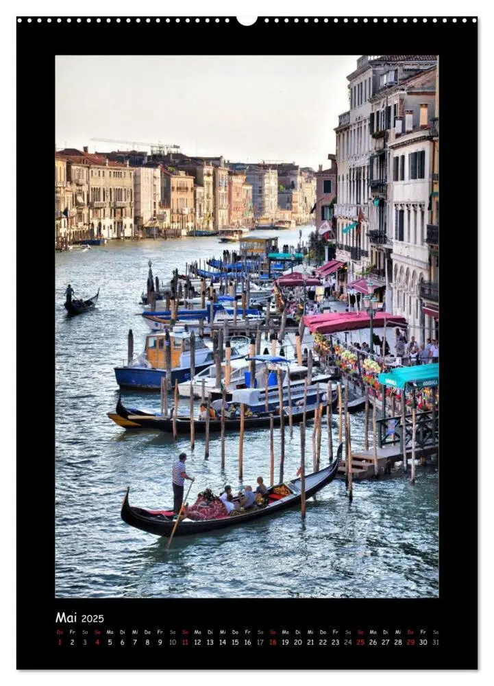 Bild: 9783457080863 | Venedig (Wandkalender 2025 DIN A2 hoch), CALVENDO Monatskalender