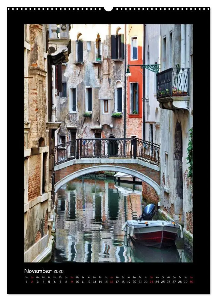 Bild: 9783457080863 | Venedig (Wandkalender 2025 DIN A2 hoch), CALVENDO Monatskalender