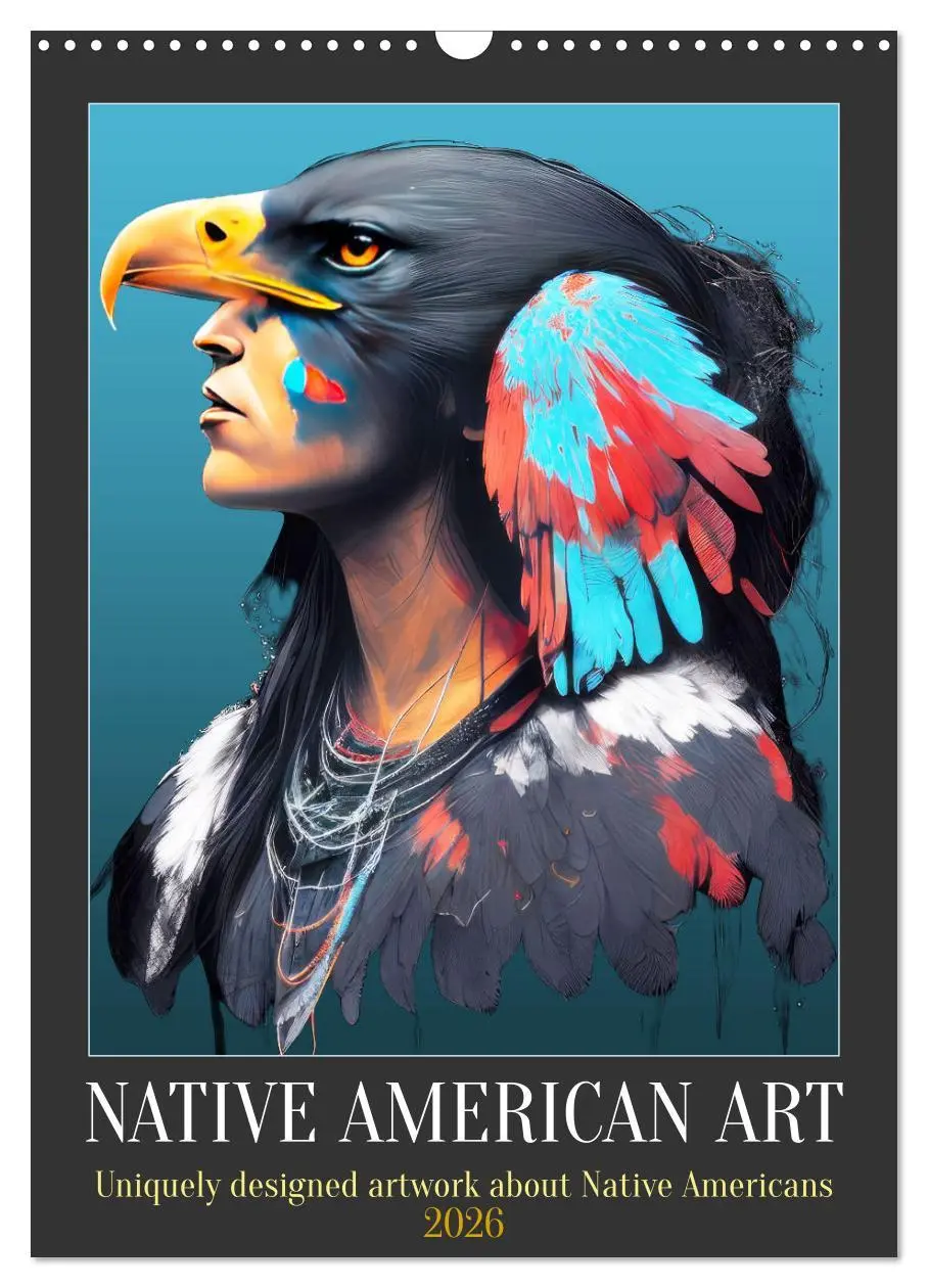 Cover: 9783516550863 | Native American Art (Wall Calendar 2026 DIN A3 portrait), CALVENDO...