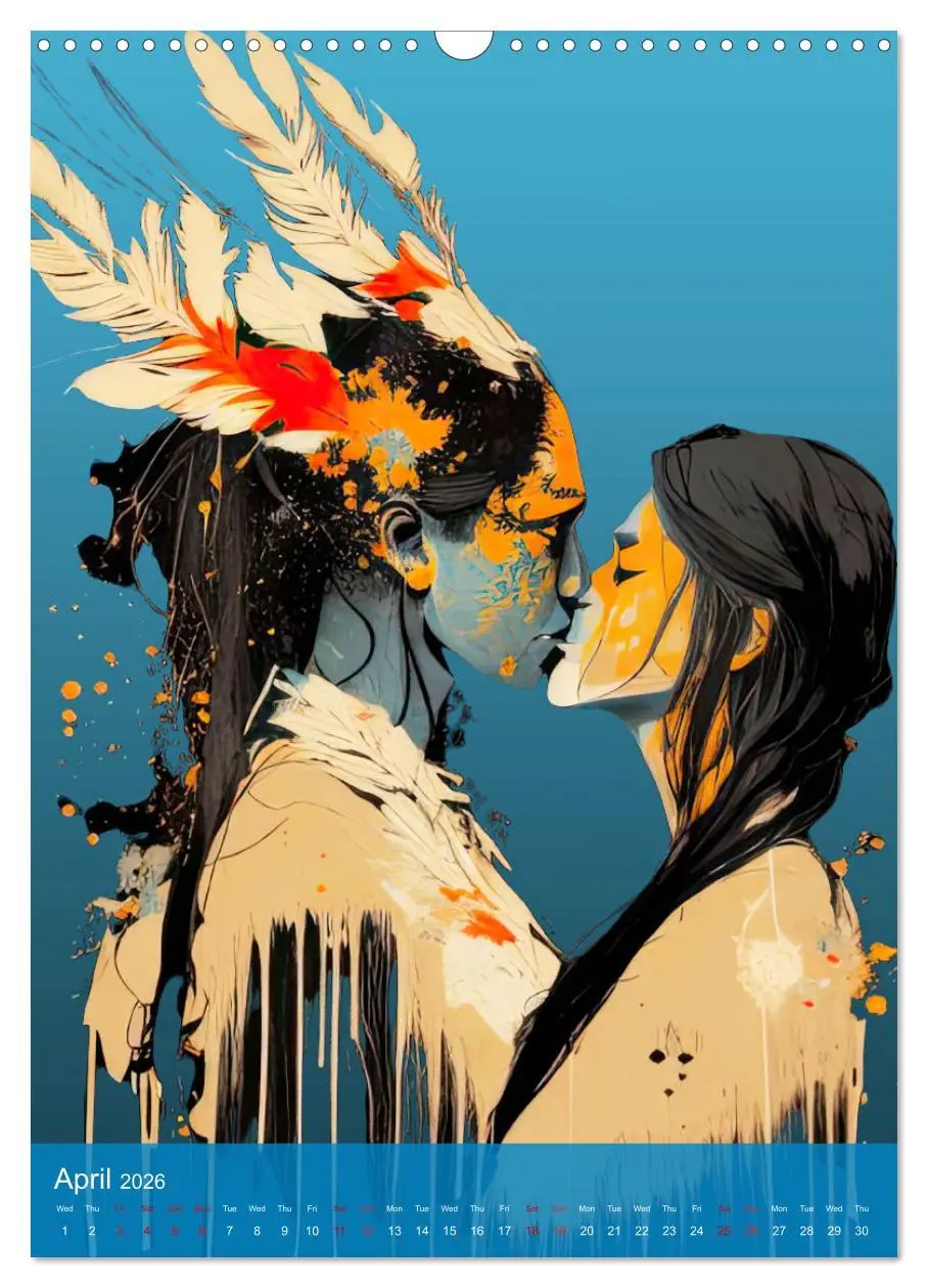 Bild: 9783516550863 | Native American Art (Wall Calendar 2026 DIN A3 portrait), CALVENDO...