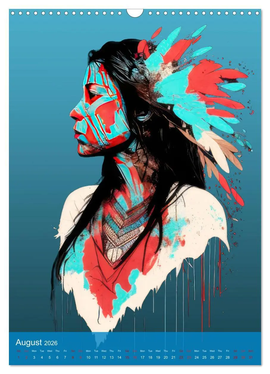 Bild: 9783516550863 | Native American Art (Wall Calendar 2026 DIN A3 portrait), CALVENDO...