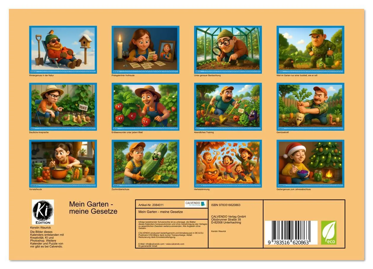 Bild: 9783516620863 | Mein Garten - meine Gesetze (Wandkalender 2026 DIN A4 quer),...