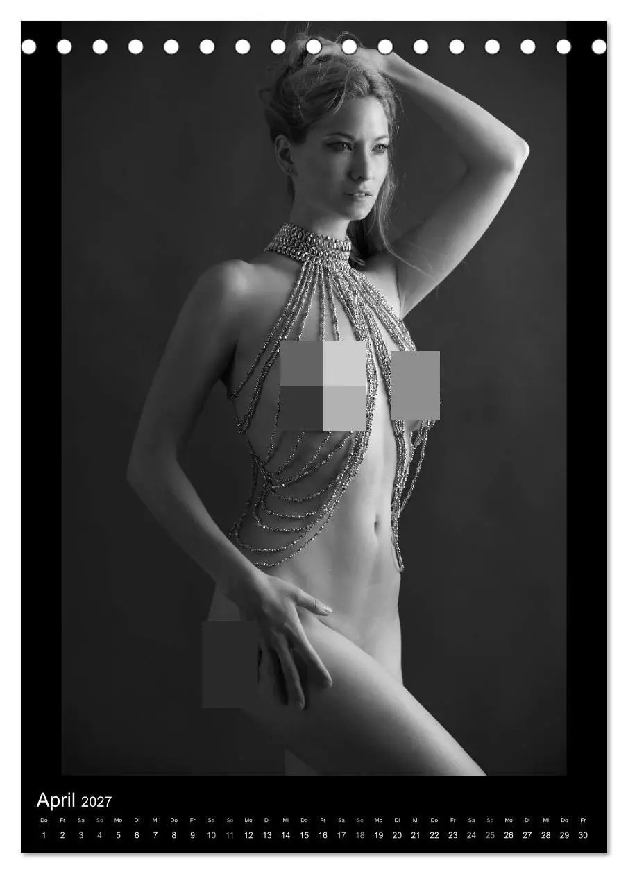 Bild: 9783594080863 | Adorned Nudes - Schmuck und Akt (Tischkalender 2027 DIN A5 hoch),...