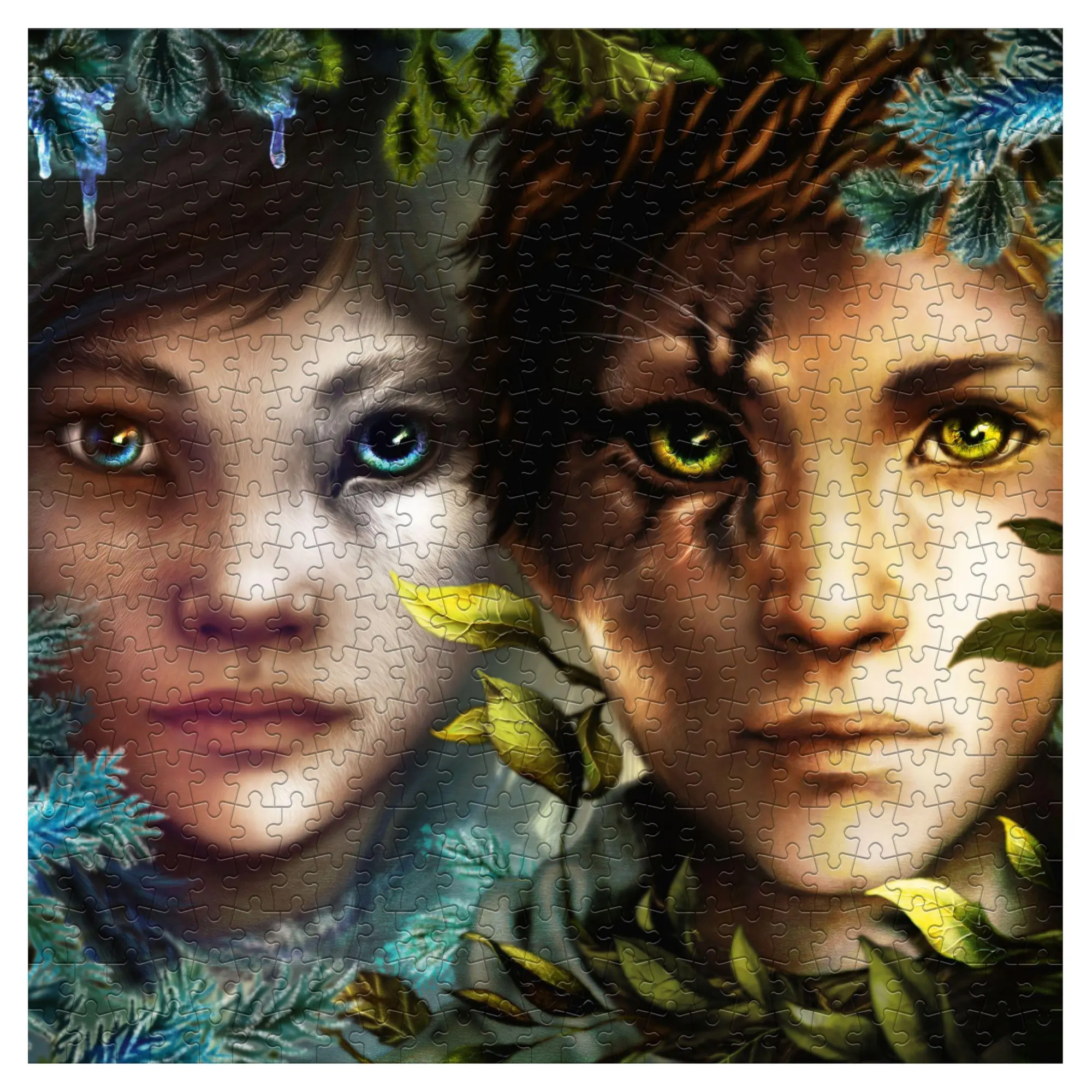 Bild: 4260671130963 | Woodwalkers - Puzzle - Carag &amp; Tikaani | Katja Brandis | Spiel | N3096
