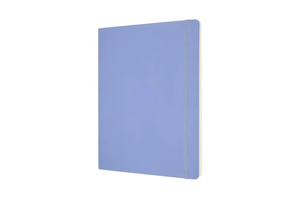 Bild: 8056420850963 | Moleskine Notizbuch XL, Blanko, Weicher Einband, Hortensien Blau