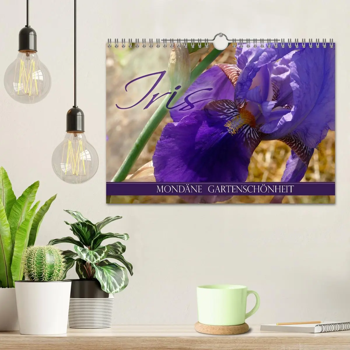Bild: 9783457830963 | Iris - mondäne Gartenschönheit (Wandkalender 2026 DIN A4 quer),...