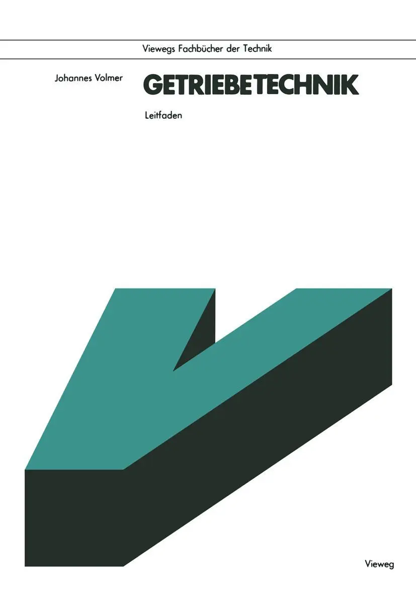 Cover: 9783528040963 | Getriebetechnik | Leitfaden | Johannes Volmer | Taschenbuch | 383 S.