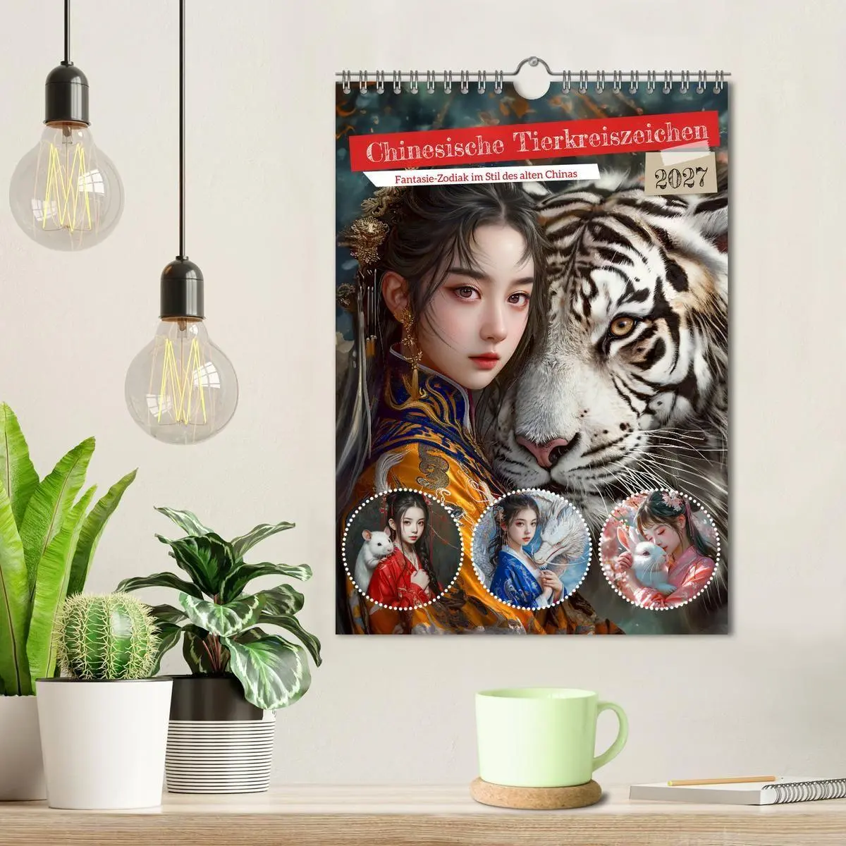 Bild: 9783569180963 | Chinesische Tierkreiszeichen - Fantasie-Zodiak im Stil des alten...