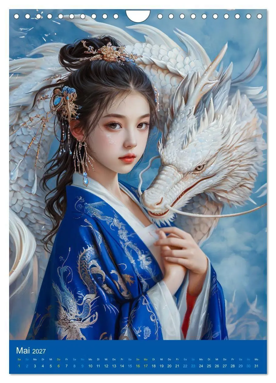Bild: 9783569180963 | Chinesische Tierkreiszeichen - Fantasie-Zodiak im Stil des alten...
