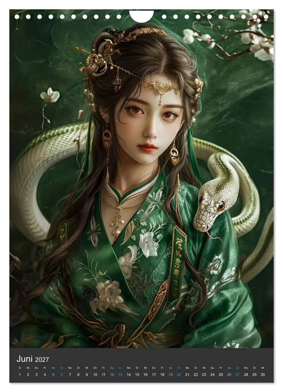 Bild: 9783569180963 | Chinesische Tierkreiszeichen - Fantasie-Zodiak im Stil des alten...