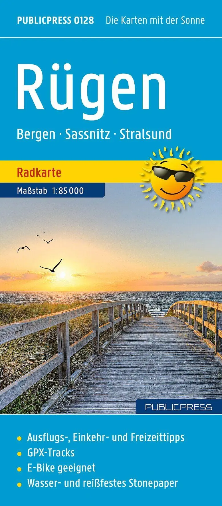 Cover: 9783707920963 | Rügen, Radkarte 1:85.000, Publicpress | Freytag &amp; Berndt | Radkarte