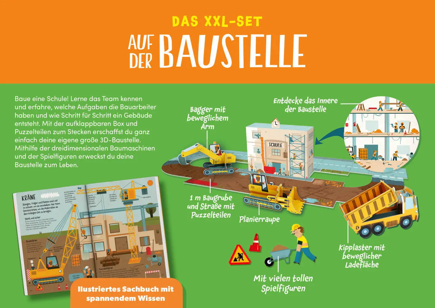 Bild: 9783745920963 | Das XXL-Set - Bauen, Wissen, Spielen: Auf der Baustelle | Sully | Buch