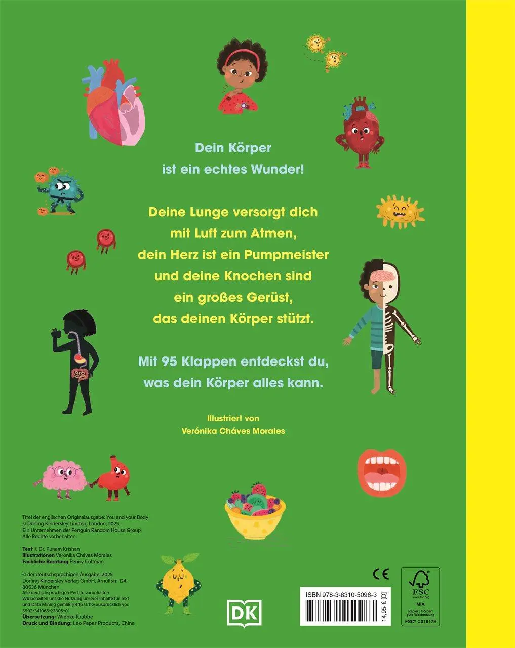 Rückseite: 9783831050963 | Mein Körper | Punam Krishan | Buch | 18 S. | Deutsch | 2025