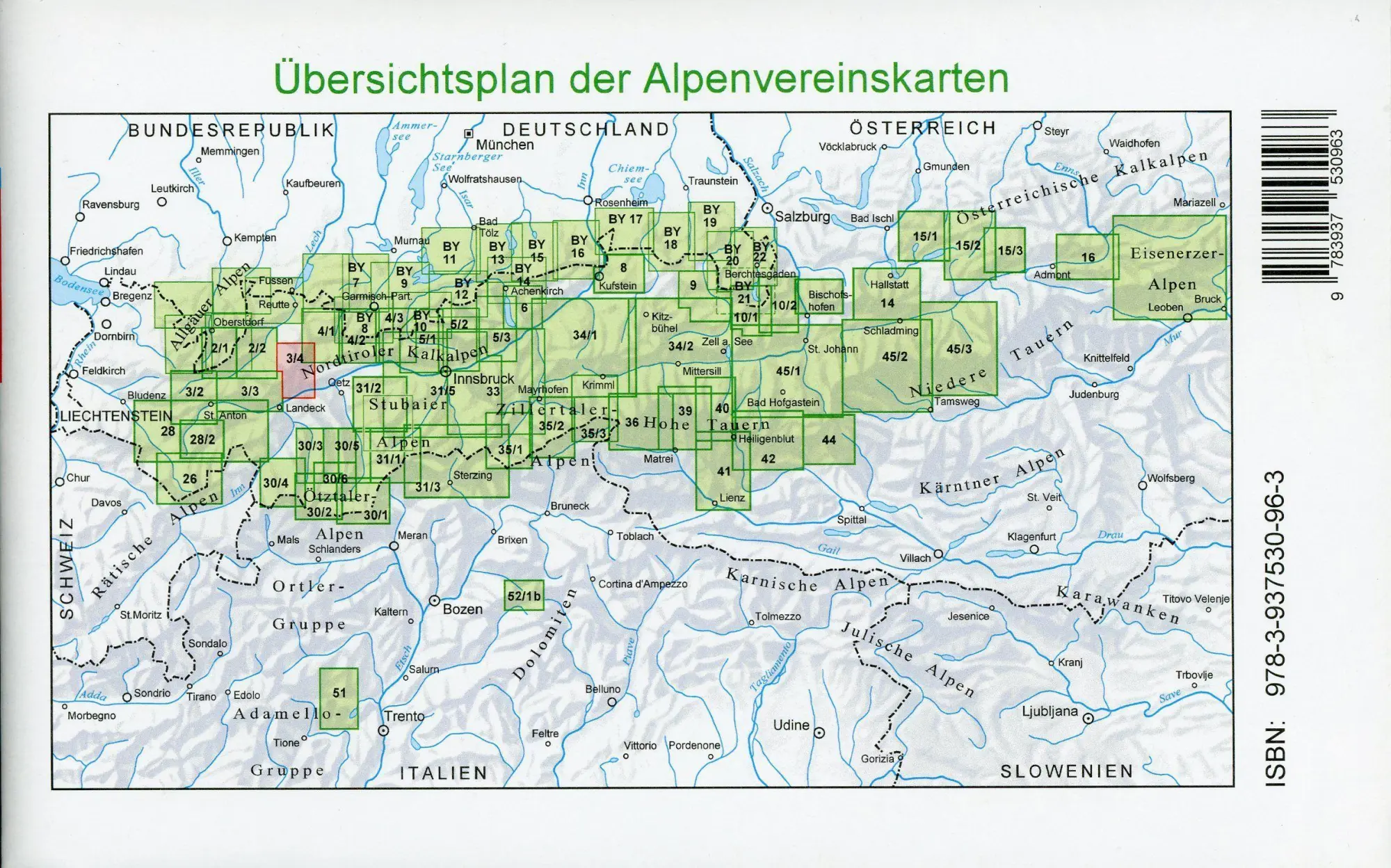 Bild: 9783937530963 | DAV Alpenvereinskarte 03/4 Lechtaler Alpen Heiterwand und...