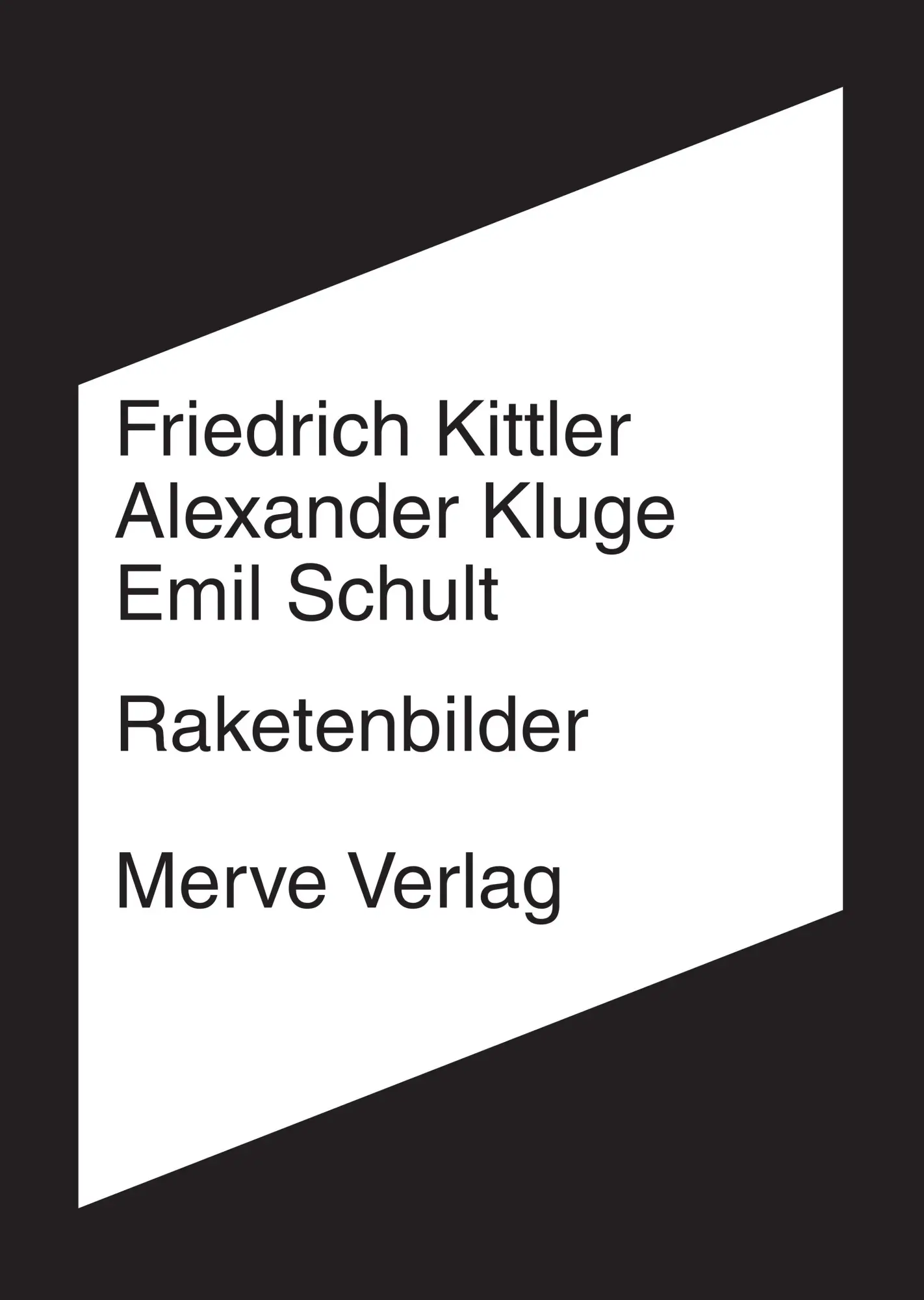 Cover: 9783962730963 | Raketenbilder | Friedrich Kittler (u. a.) | Taschenbuch | IMD | 144 S.